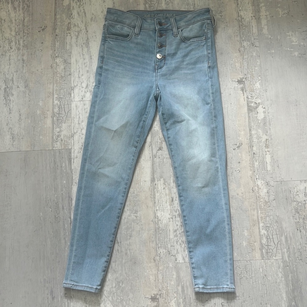 American Eagle High Rise Jegging Crop Size 4S